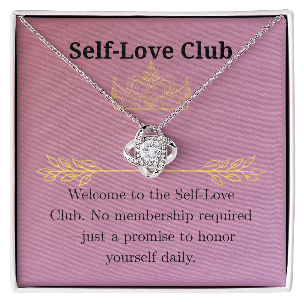 “Self-Love Club” Love Knot Necklace