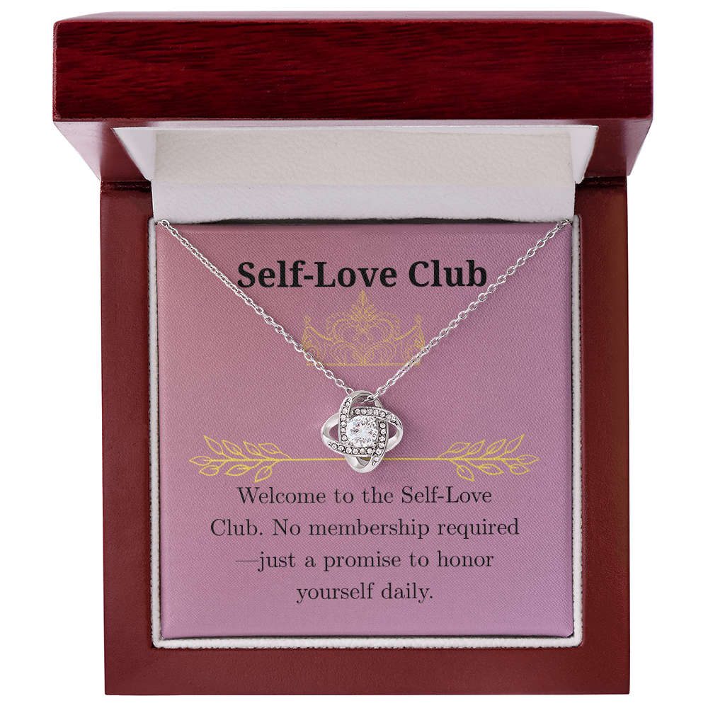 “Self-Love Club” Love Knot Necklace