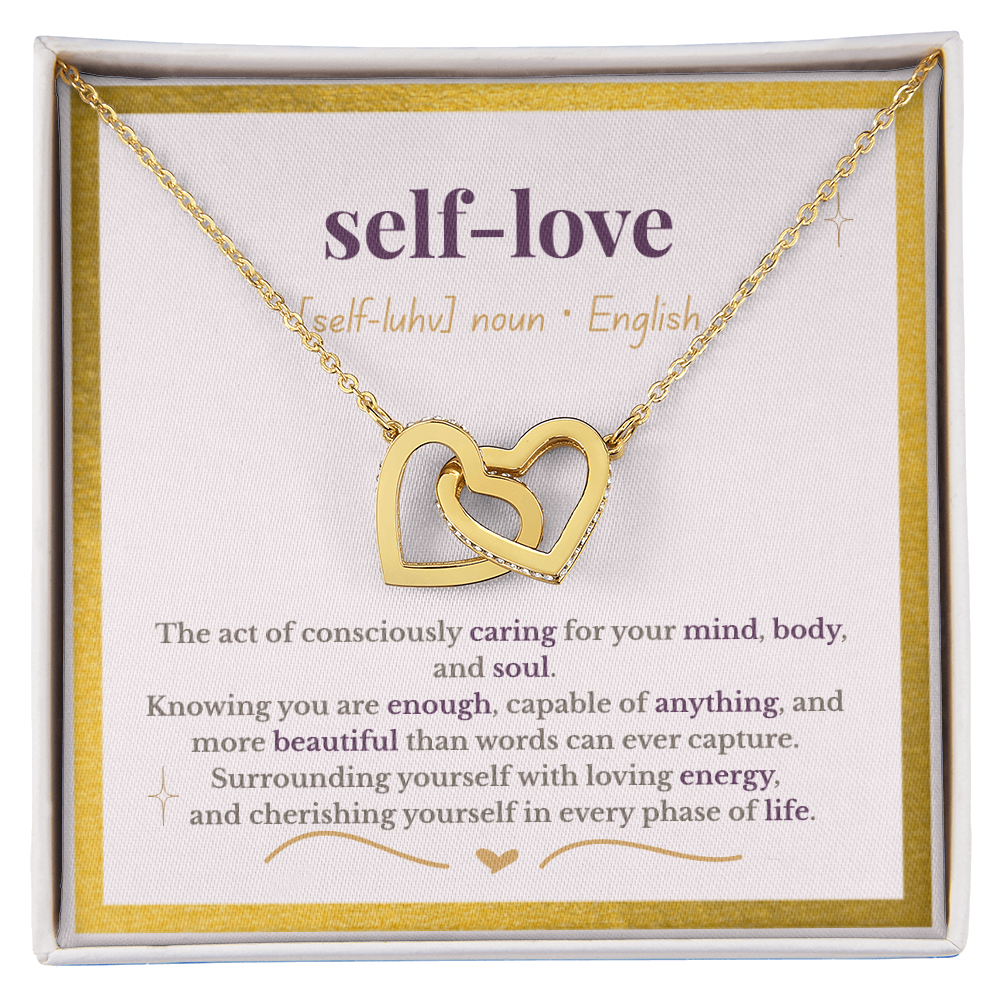 “The Definition of Self-Love” – Interlocking Hearts Necklace