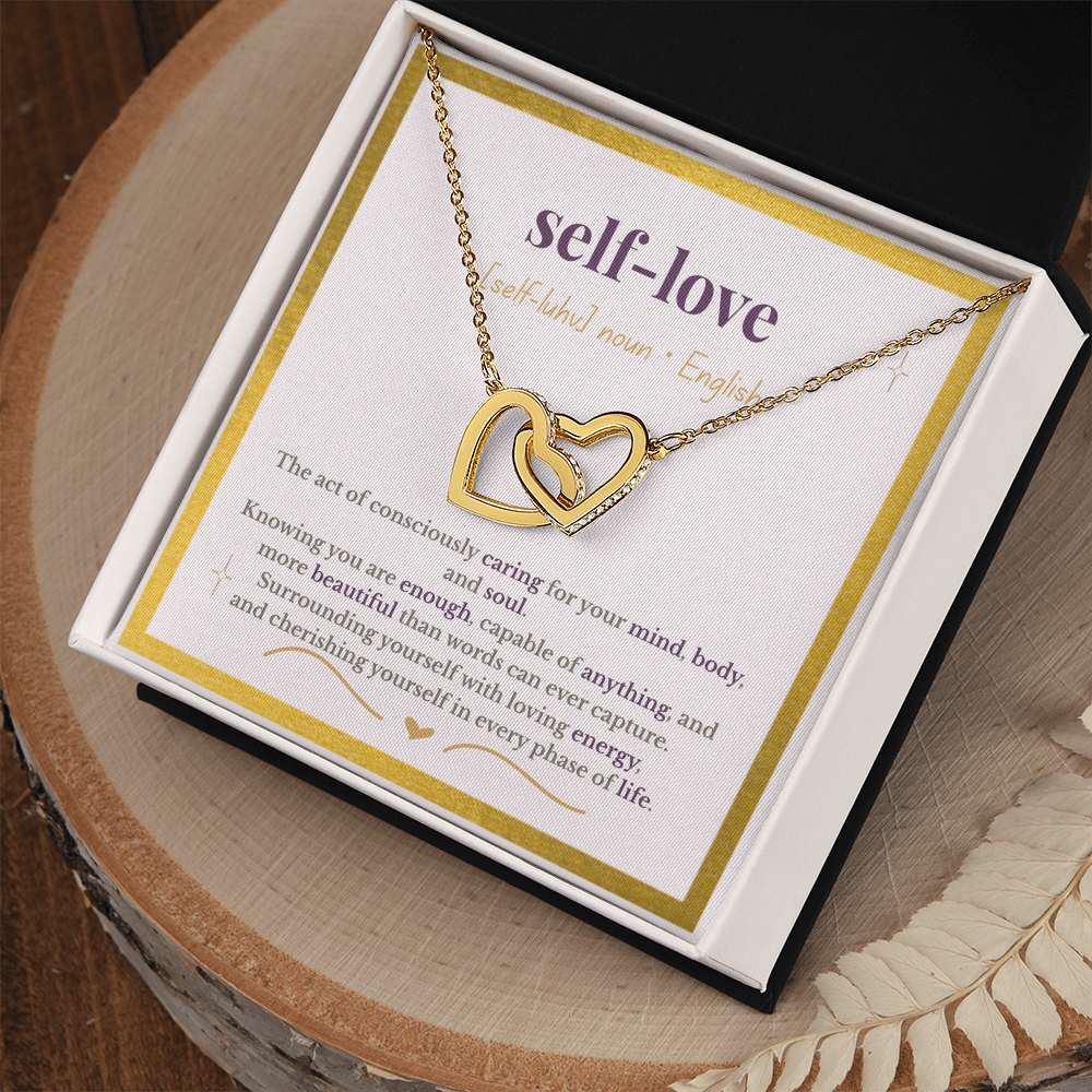 “The Definition of Self-Love” – Interlocking Hearts Necklace