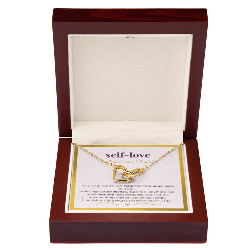 “The Definition of Self-Love” – Interlocking Hearts Necklace