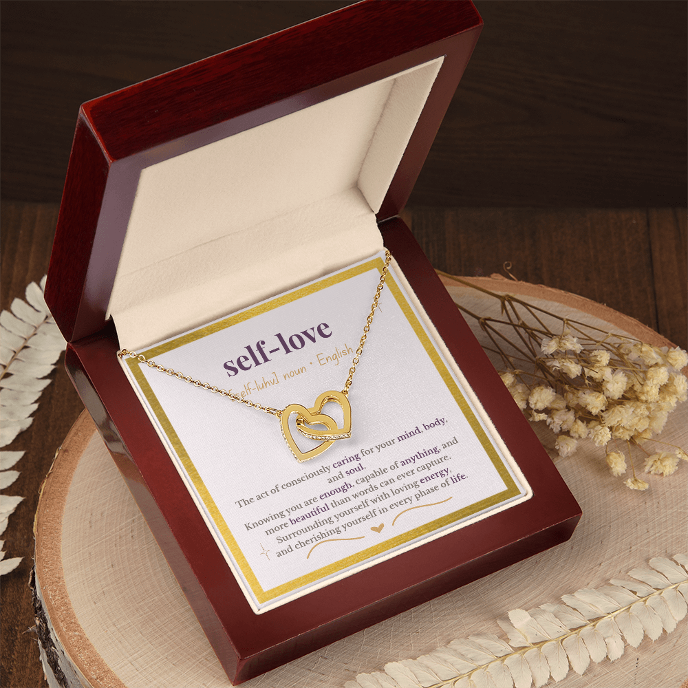 “The Definition of Self-Love” – Interlocking Hearts Necklace