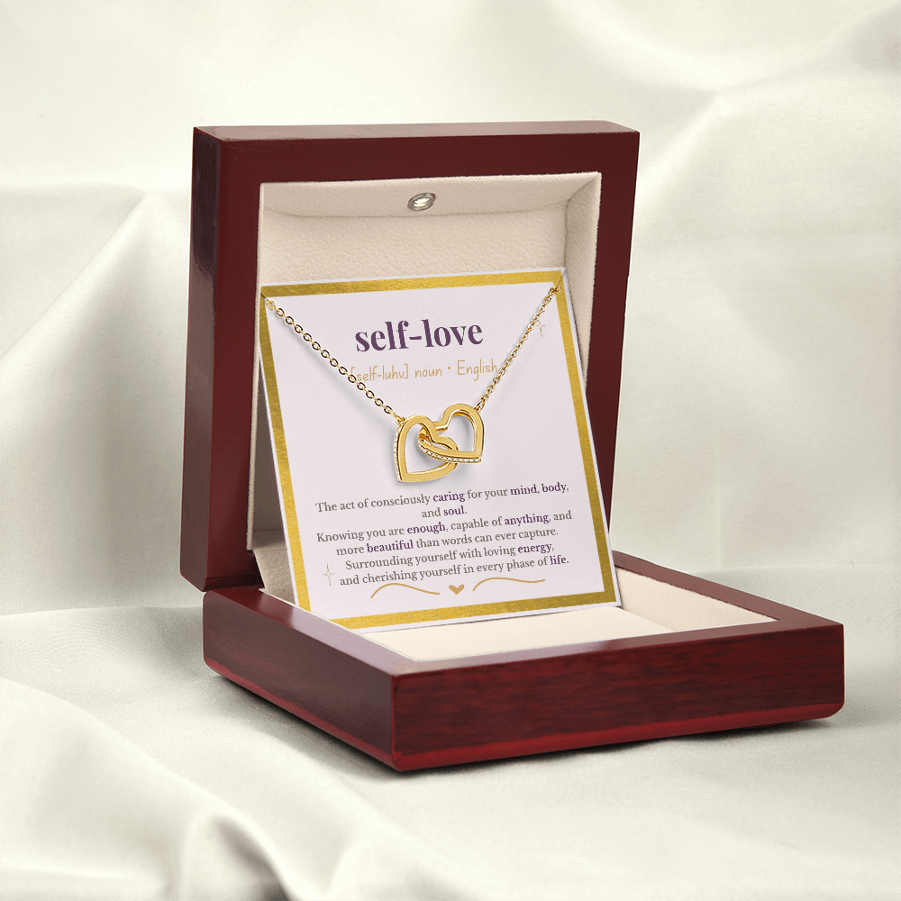 “The Definition of Self-Love” – Interlocking Hearts Necklace