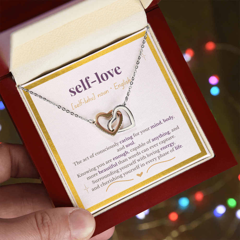 “The Definition of Self-Love” – Interlocking Hearts Necklace