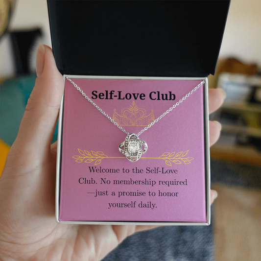 “Self-Love Club” Love Knot Necklace