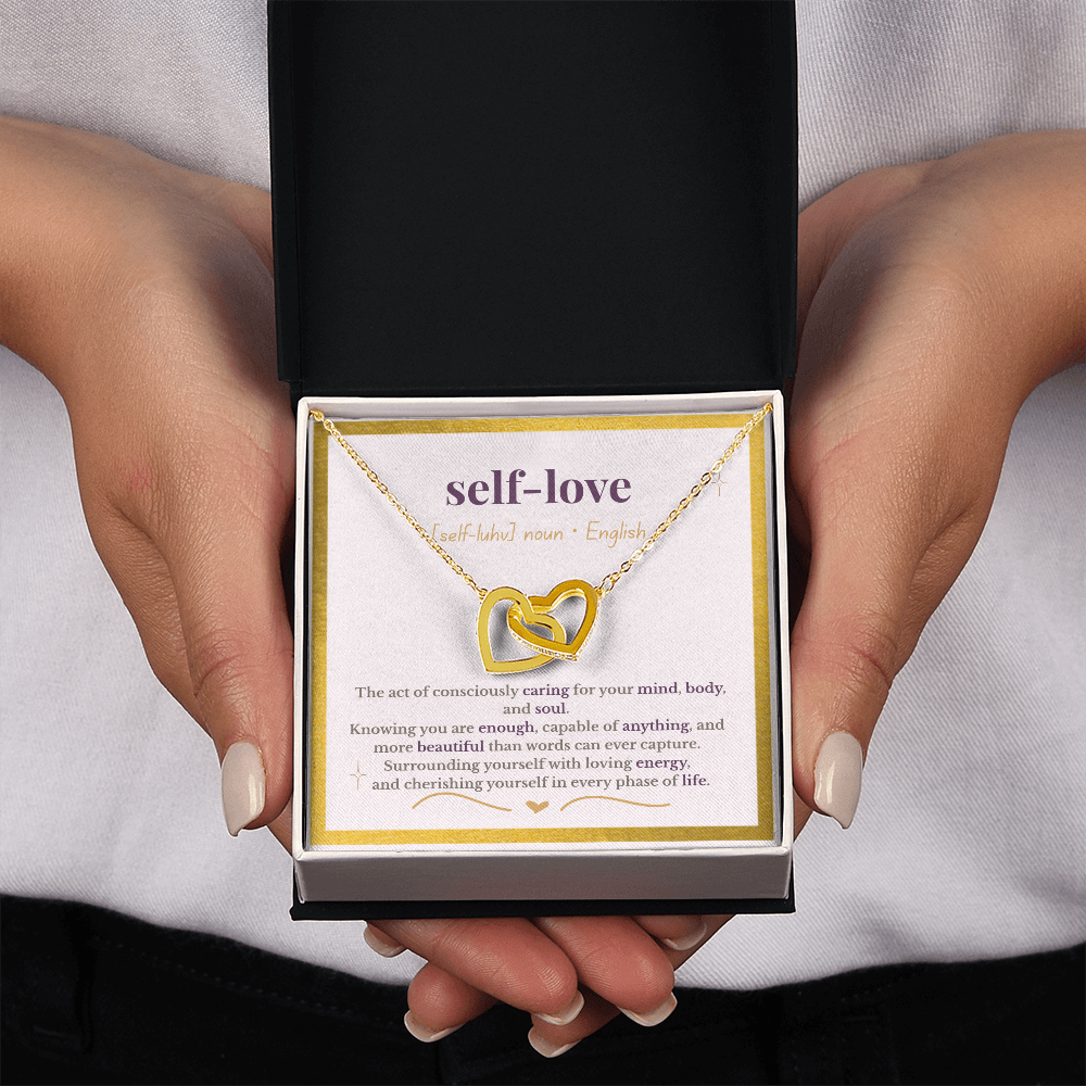 “The Definition of Self-Love” – Interlocking Hearts Necklace
